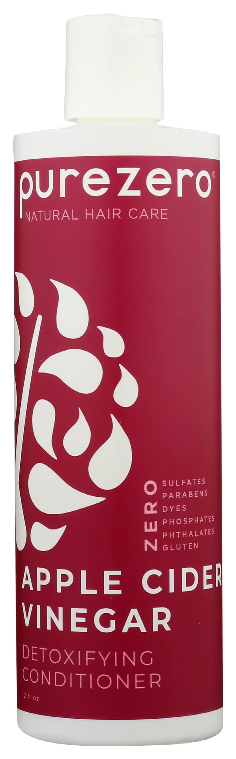 PUREZERO Apple Cider Vinegar Detoxifying Conditioner, 12 FZ